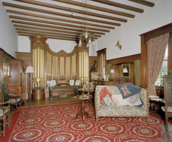 View of music room from North