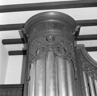 Music room detail of organ