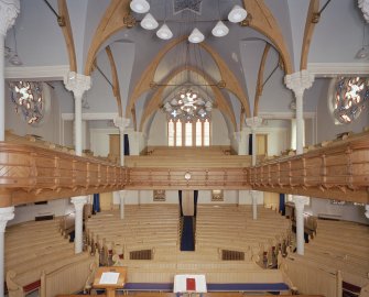 Interior.  General view of seating and balconies.