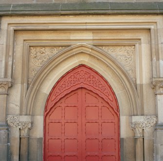 Detail of front door.