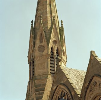 Detail of part of the spire.