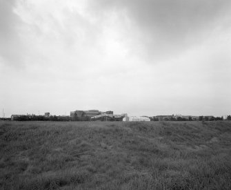 View from SE following demolition of part of the colliery.