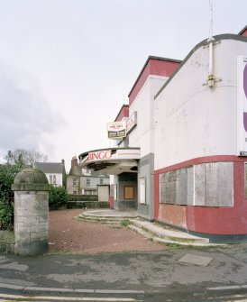 View of front elevation from ESE.
