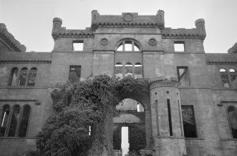 View of Rossie Castle from S showing entrance.