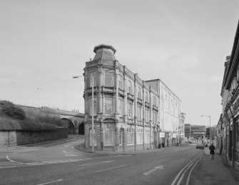 View from W showing West George Street.