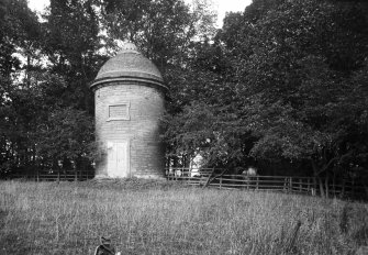 View of dovecot at Marchmont House from SSW.