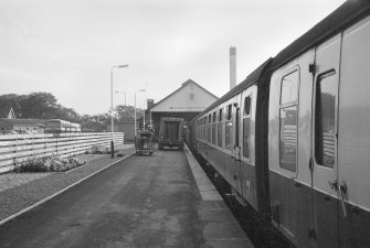 View of platform, Wick Station.