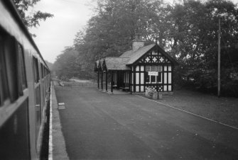 View of Dunrobin Castle Station.