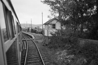 View of south signal box, Brora Station.