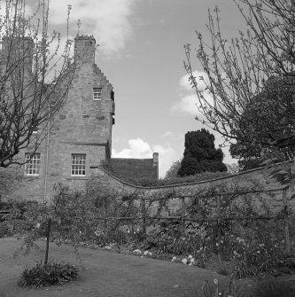 View inside walled garden.