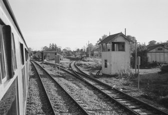 View of north signal box, Tain Station.