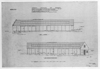 Edinburgh, New Street Gasworks, photographic copy of elevations of proposed workshop
Alex Masterson, Engineer E and LC Gas Commissioners, 'dep. by Scottish Gas 1980'