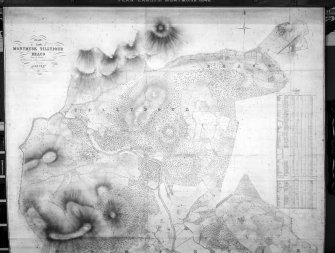 Photographic copy of upper part of plan of lands of Monymusk.

