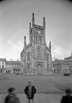 View of the Town Hall, Market Square, Duns, from S.