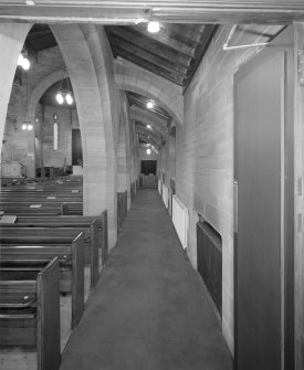 View of N aisle from E