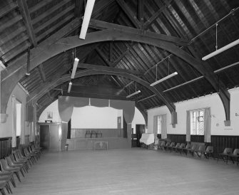 Church halls, first floor, upper hall, view from NNE