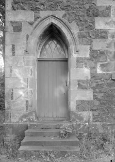 View of entrance to Newburn Parish Church.