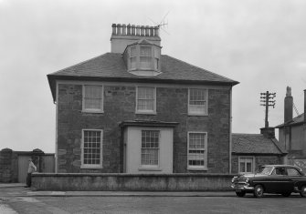 View of Bath Villa, 90 Princes Street, Ardrossan from NW.