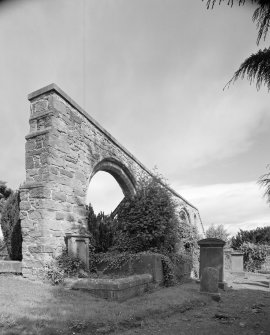 View of ruins from WSW