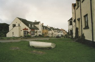 General view from NE showing terraced houses