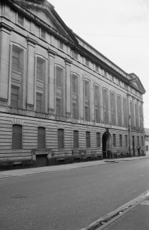 View from N of facade of William Whitely warehouses.