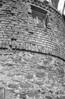 Detail of masonry, Spottiswoode dovecot.