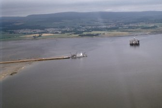 Oblique aerial view