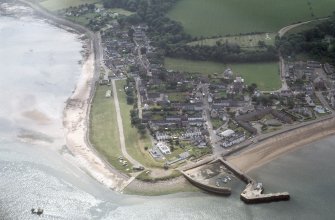 Oblique aerial view