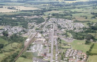 Oblique aerial view