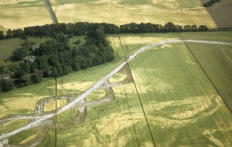 Oblique aerial view