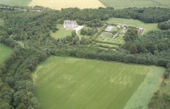 Oblique aerial view