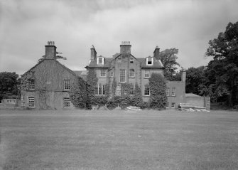View of rear of Capelrig House from SE.