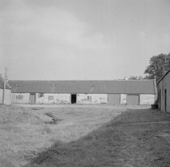 View of farm buildings, Craigston Castle.