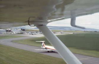 Oblique aerial view