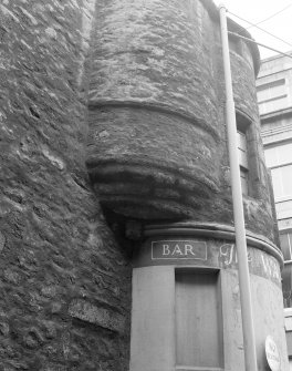 Detail of Wallace Tower (Benholm's Tower), Netherkirkgate, Aberdeen.