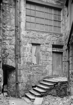 View of rear elevation, Wallace Tower (Benholm's Tower), Netherkirkgate, Aberdeen.