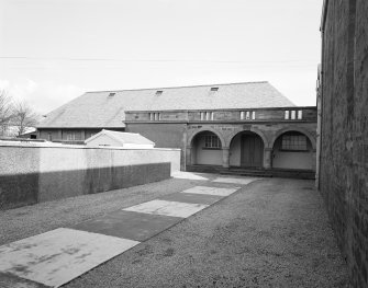 View of hall arcade.
