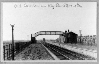 View of platform after closure of Old Caledonian Railway Station.