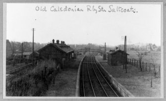 View of Old Caledonian Railway Station, Saltcoats.