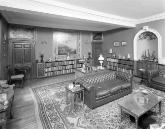 Interior.
View of library from SE.