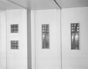 Hill House, interior
Detail of leaded squares and slots, drawing room
