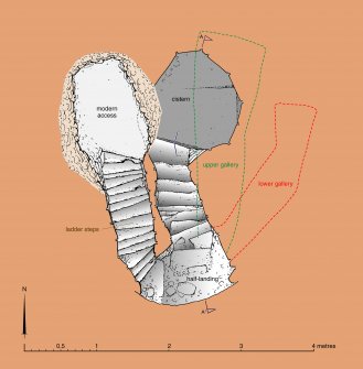 Plan of subterranean structures at Mine Howe