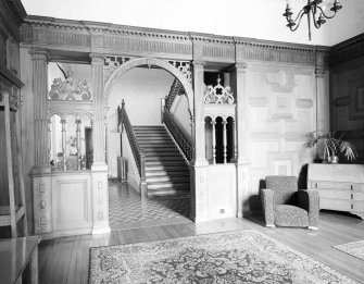 Interior.
View of entrance hall and staircase.