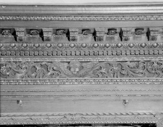 Strathleven House, interior.
Detail of frieze in West room (dining room?).