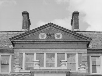 Strathleven House.
Detail of tympanum of South front.