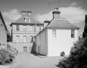 Strathleven House.
View of West front of house and West wing.