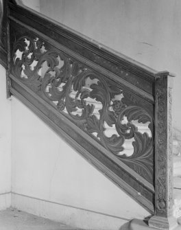 Strathleven House.
Detail of baluster in main hall.