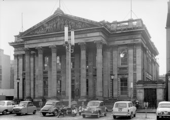 View of entrance front of National Commercial Bank, 14 George Street, Edinburgh.