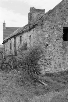 View of separate building to rear of 16-20 St Martin's Gate, Haddington, from N.