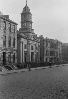 General view of St Bernard's Church and Saxe-Coburg Street, Edinburgh, from E.